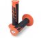 Clamp on grips 1/2 waffle orange/black ProTaper