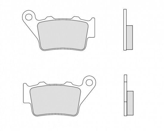 Zavorne obloge BREMBO 07BB0265 GENUINE