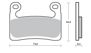 Zavorne obloge BREMBO