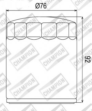 Oljni filter CHAMPION COF070C