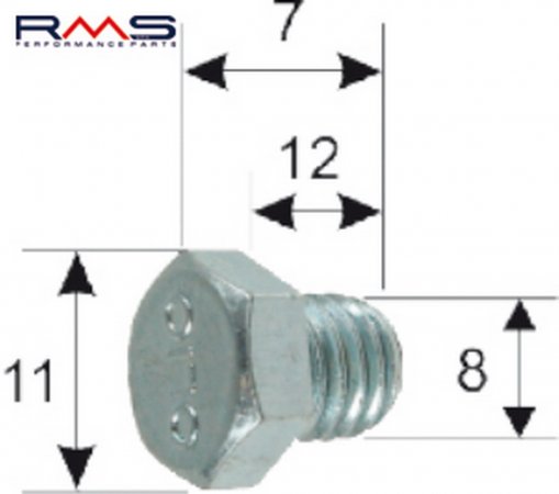 Engine oil cap RMS 121856070 (1 piece)