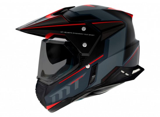 Off road helmet MT Helmets SYNCHRONY DUO SPORT SV PATROL B5 MATT RED XXL