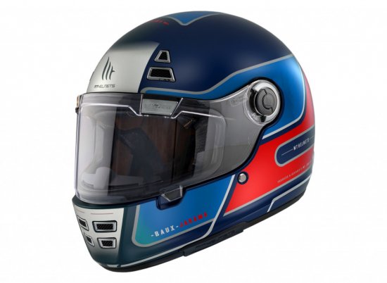 Integralna čelada MT Helmets JARAMA BAUX D7 MATT BLUE M