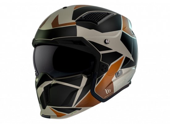 Trial helmet MT Helmets STREETFIGHTER SV S P1R B9 MATT BROWN L