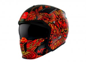 Trial helmet MT Helmets STREETFIGHTER SV S HELLISH B5 MATT XS