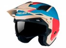 Trial helmet MT Helmets DISTRICT SV S ANALOG D7 GLOSS BLUE XS