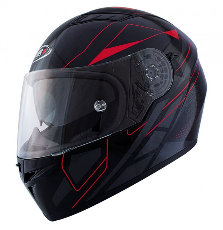 Helmet SHIRO SH-600 Elite matt black / red XL