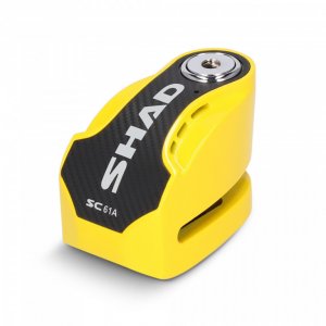 Disc lock with alarm SHAD SC61A yellow pin 6mm