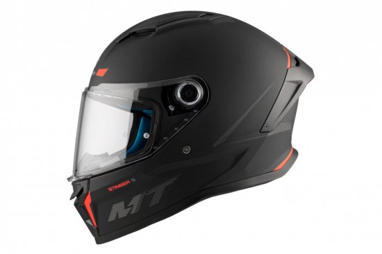 Helmet MT Helmets Stinger 2 Solid A1 MATT BLACK S