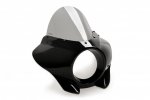 Semifairing PUIG 21461H MIRAGE smoke gloss black housing