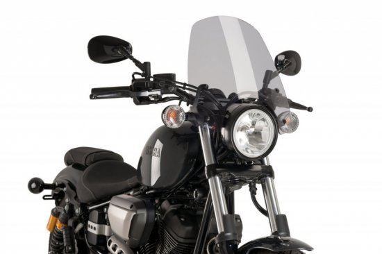 Windshield PUIG NEW. GEN TOURING smoke za BMW R 1200 R