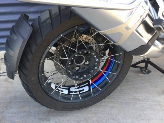 Rim strip PUIG GS črna za BMW R 1250 GS Adventure (2018-2023)