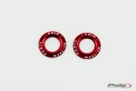 Rings for axle sliders PUIG 20271R PHB19 aluminium rdeč