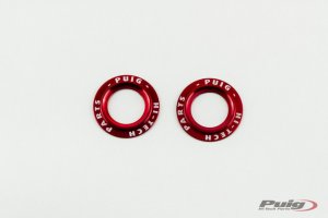 Rings for axle sliders PUIG PHB19 aluminium rdeč