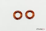 Rings for axle sliders PUIG 20271T PHB19 aluminium oranžna