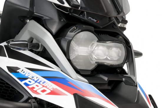 Adhere headlight protector PUIG prozorna za BMW R 1250 GS Adventure (2018-2023)