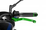 Clutch lever without adapter PUIG 220VA 3.0 dolga (long) green/blue