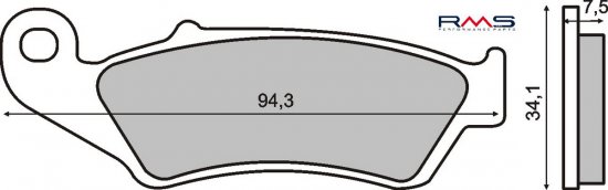 Zavorne obloge RMS organic za BETA RR 480 (2015-2022)