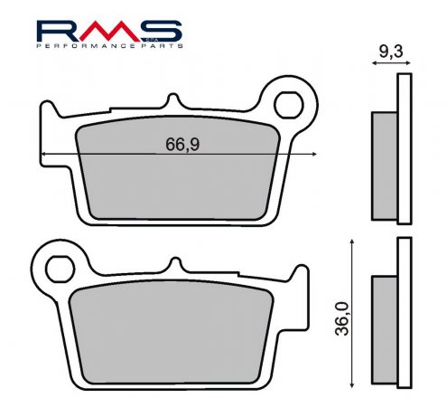 Zavorne obloge RMS organic za BETA RR 480 (2015-2015)