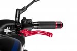 Clutch lever without adapter PUIG 230RR 3.0 kratka (short) red/red