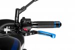 Clutch lever without adapter PUIG 24ANR 3.0 raztegljiva poklopna (extendable folding) blue/red