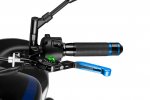 Clutch lever without adapter PUIG 24ANV 3.0 raztegljiva poklopna (extendable folding) blue/green