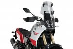 Windshield PUIG TOURING PLUS WITH VISOR smoke