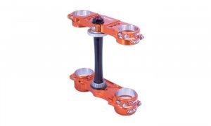 Triple clamp X-TRIG ROCS PRO Oranžna 20-22mm