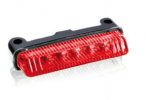 Brake rear light PUIG 4602R TT (75 x 15 mm) red lens