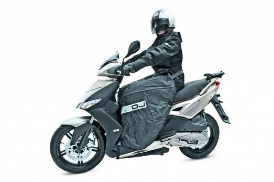 Legs cover PUIG RAINCOAT črna Scooter za APRILIA SR 50 Racing (1994-2005)