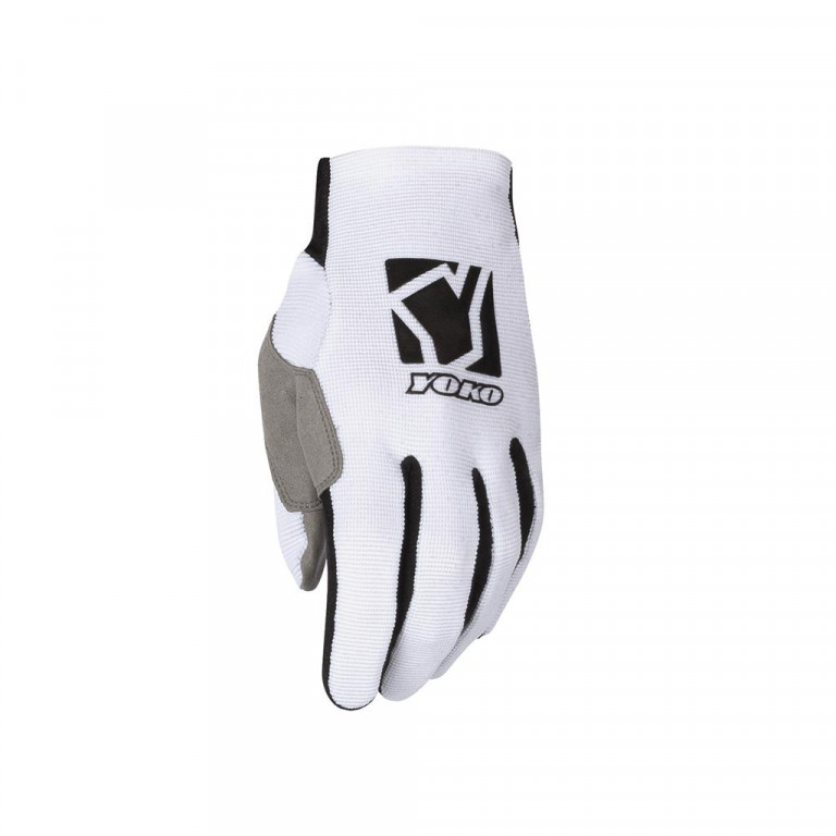 MX rokavice YOKO SCRAMBLE white / black S (7)