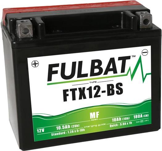 Akumulator brez vzdrževanja FULBAT FTX12-BS (YTX12-BS)