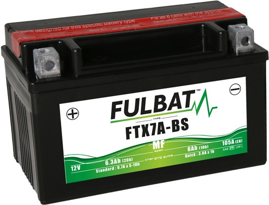 Akumulator brez vzdrževanja FULBAT FTX7A-BS (YTX7A-BS)