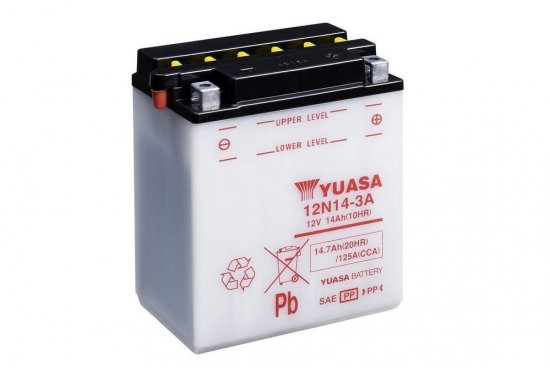 Conventional 12V battery with acid YUASA za ATV ARCTIC CAT Cat 300 2x4 (1998-2003)