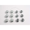 Cap JMP chrome for M6 bolts screws Pack contains 12 pieces