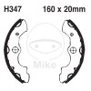 Brake shoe set EBC H347G grooved includings springs