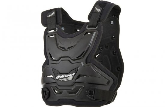 Chest protector POLISPORT 8003700001 PHANTOM LITE črna