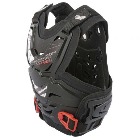 Chest protector POLISPORT 8003800001 PHANTOM MINI Črn