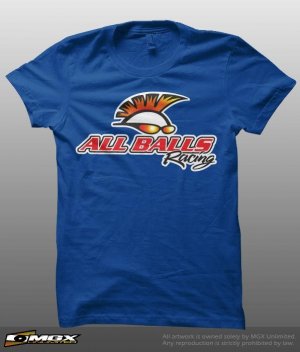 T-shirt All Balls Racing S