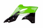 Radiator scoops POLISPORT 8416900001 (par) green 05/black