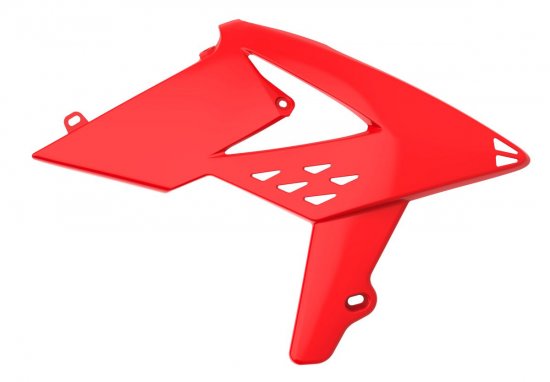 Radiator scoops POLISPORT (par) red Beta za BETA RR 450 (2013-2014)