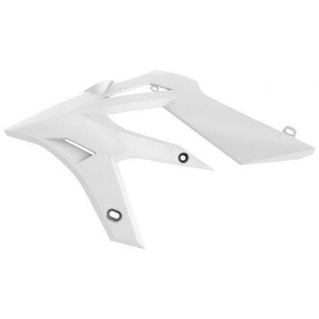 Radiator scoops POLISPORT (par) Bela za BETA Xtrainer 250 (2015-2023)