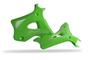 Radiator scoops POLISPORT (par) green