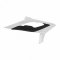 Radiator scoops POLISPORT White/Black