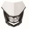 Headlight POLISPORT 8657400001 HALO White/Black