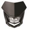 Headlight POLISPORT 8657400002 HALO Črn