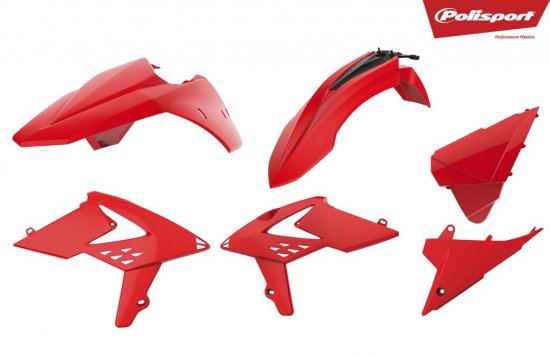 Set plastik POLISPORT red Beta za BETA RR 350 (2013-2017)