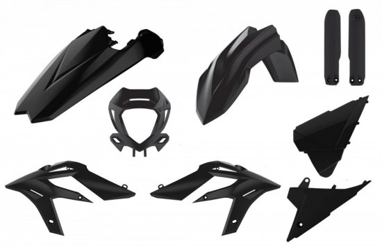 Set plastik POLISPORT enduro Črn za BETA Xtrainer 250 (2020-2022)