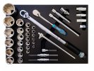 Torque wrenches, multi-sockets and accessories set LV8 EUT-FK-C15