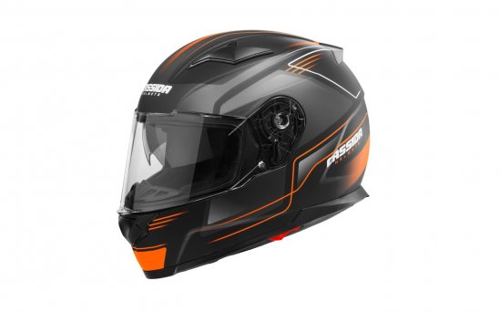Full face helmet CASSIDA APEX FUSION black matt/ orange/ white L za DUCATI 748 S